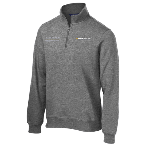 Sport Tek Quarter Zip Sweatshirt -- Vintage Heather