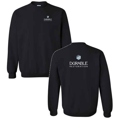 Gildan Heavy Blend Crew Neck Sweatshirt -- Black