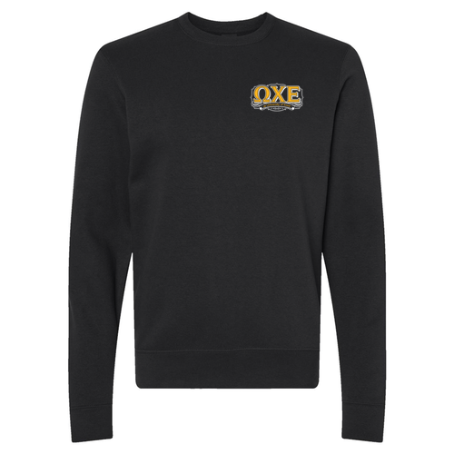 J. America BTB Fleece Crew -- Black
