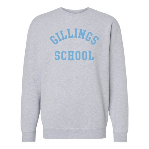 Independent Trading Co. Heavyweight Crewneck Sweatshirt -- Grey Heather