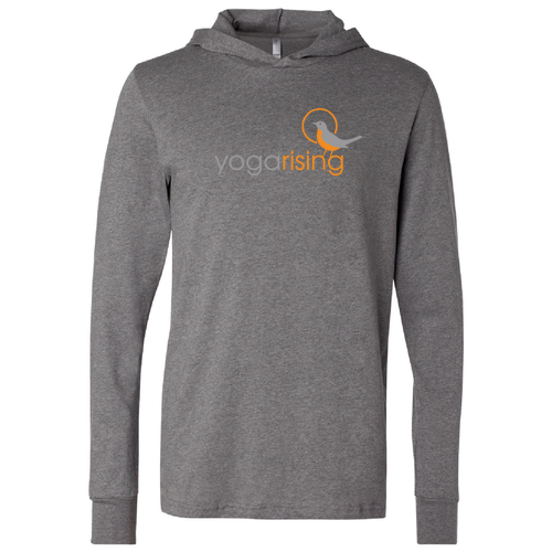 Jersey Long Sleeve Hoodie T-Shirt -- Deep Heather