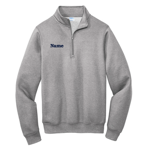 Fleece Quarter-Zip Pullover Sweatshirt -- Athletic Heather