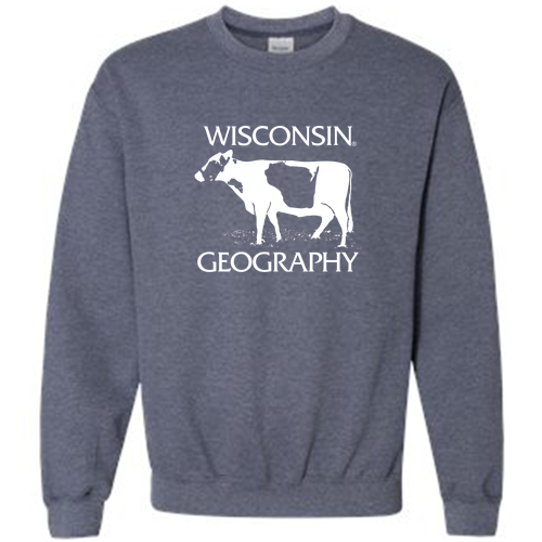 Gildan Heavy Blend Crew Neck Sweatshirt -- Heather Sport Dark Navy