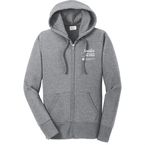 Full Zip Hooded Sweatshirt -- Athletic Heather