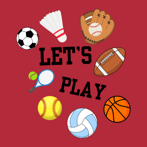 Adult Let's Play Long Sleeve Tee