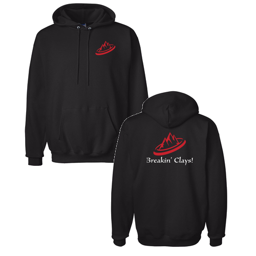 Breakin' Clays Hooded Sweatshirt- Black