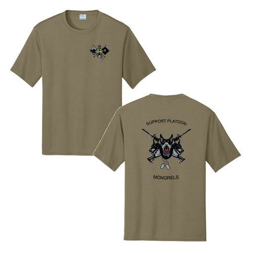 Port and Company Essential Performance Tee -- Coyote Brown
