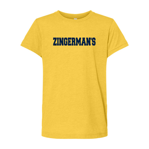 Bella Canvas Youth Triblend Jersey Short Sleeve Tee -- Yellow Gold Triblend