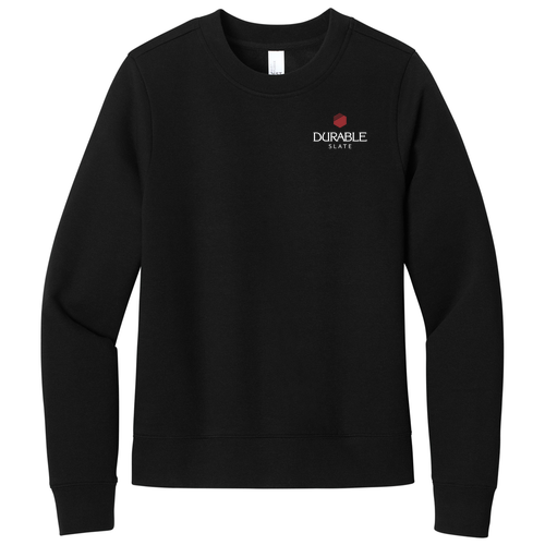 District Women’s V.I.T. Fleece Crew -- Black