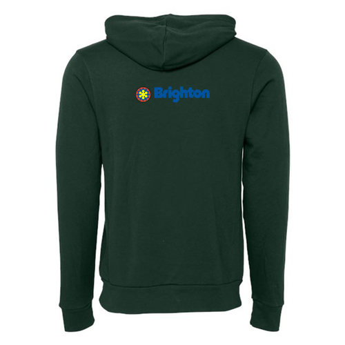 Brighton Logo 2 Full color -- Pullover Hooded Sweatshirt Forest
