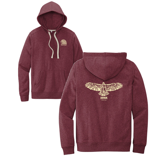 District Re-Fleece Hoodie -- Maroon Heather