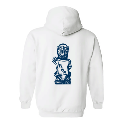 Gildan Heavy Blend Hooded Sweatshirt -- White