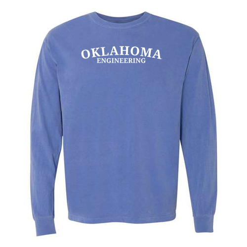 Comfort Colors Ringspun Long Sleeve Tee -- Flo Blue