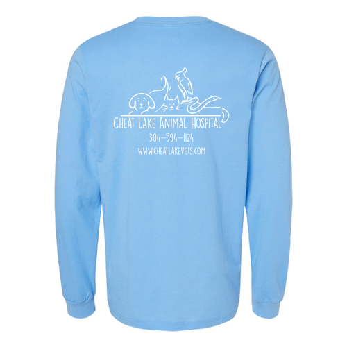 Bella Canvas Unisex Jersey Longsleeve Tee -- Carolina Blue