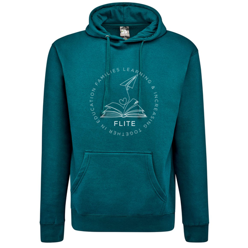 J America Unisex BTB Fleece Hooded Sweatshirt -- Storm