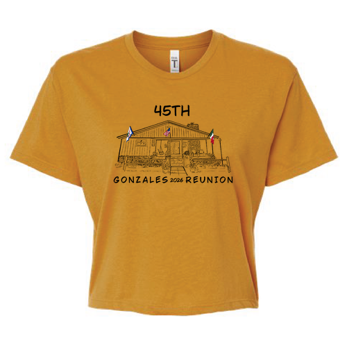 Next Level Ladies' Ideal Crop T-Shirt -- Antique Gold