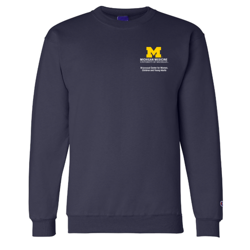 Mens/Unisex Briarwood Center for Women Champion Crewneck Sweatshirt -- Navy