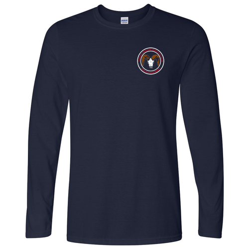 Gildan Softstyle Longsleeve T Shirt -- Navy