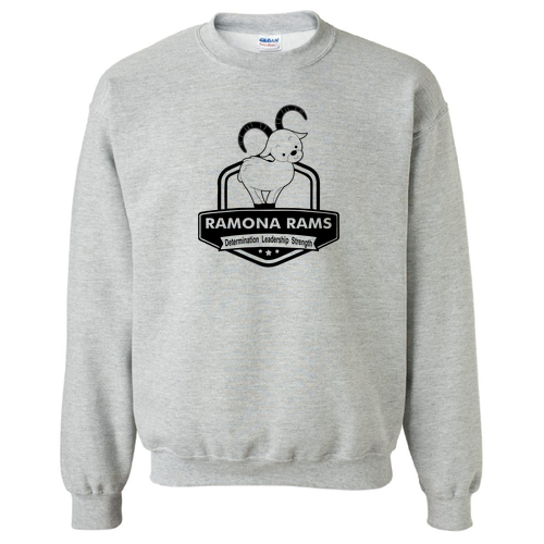 Gildan Heavy Blend Crew Neck Sweatshirt -- Sport Grey