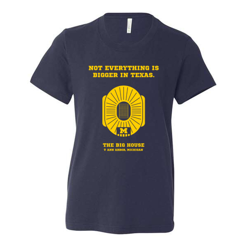 Youth Bella Canvas Soft Fitted Short-Sleeve T-Shirt -- Navy