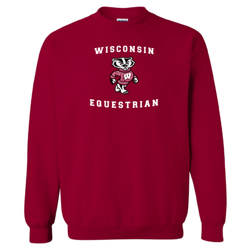 Gildan Heavy Blend Crew Neck Sweatshirt -- Cardinal Red