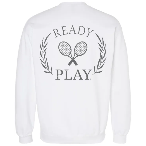 Gildan Adult Softstyle Fleece Crew Sweatshirt -- White