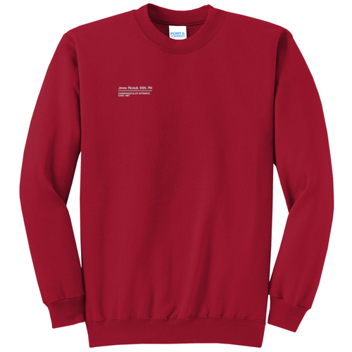 Port and Company Classic Crewneck Sweatshirt -- Red