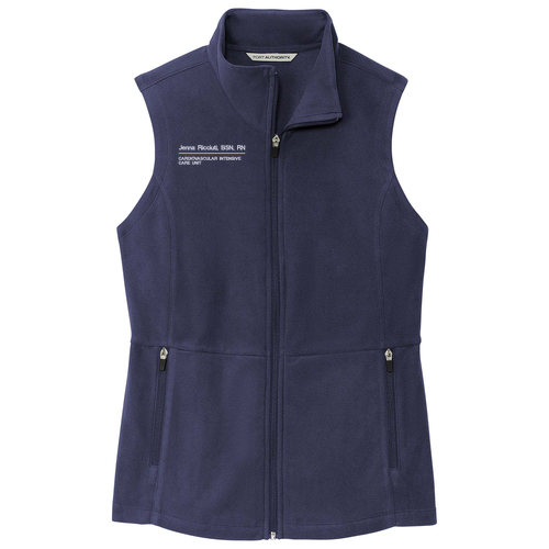 Port Authority ® Ladies Accord Microfleece Vest -- Navy