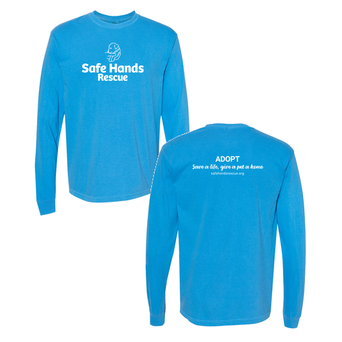 Comfort Colors Ringspun Long Sleeve Tee -- Royal Caribe