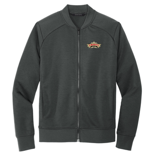 Mercer+Mettle Double-Knit Bomber -- Anchor Grey