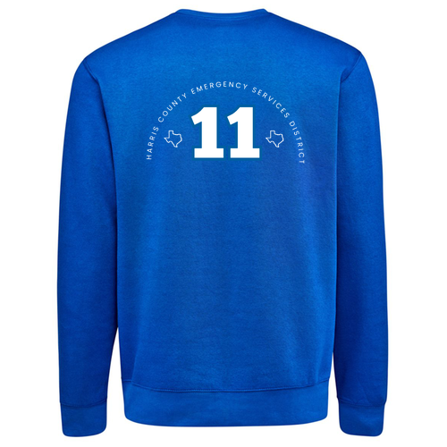 J. America BTB Fleece Crew -- Royal