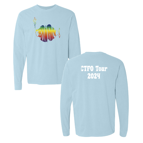 Comfort Colors Ringspun Long Sleeve Tee -- Chambray