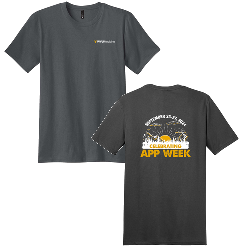 District Threads Young Mens Concert Tee -- Charcoal