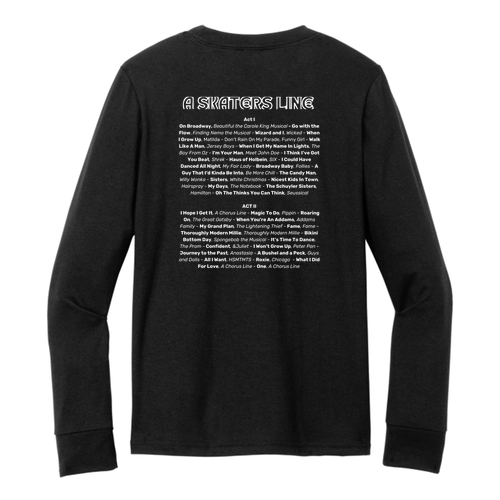Youth District Soft Fitted Perfect Tri Long Sleeve Tee -- Black