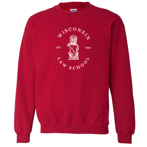 UW Law Sweatshirt — Antique Cherry Red