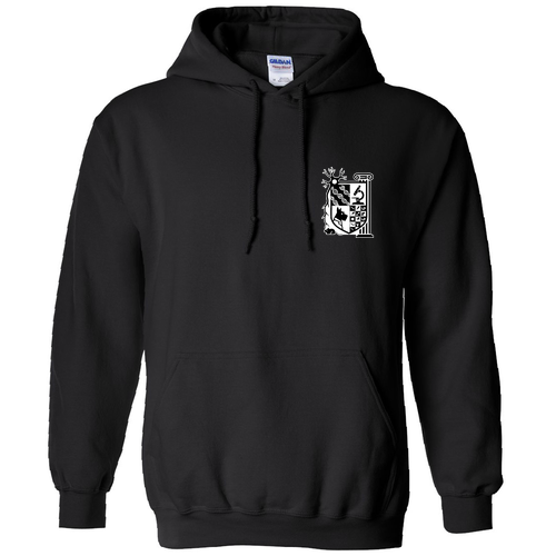 Gildan Heavy Blend Hooded Sweatshirt -- Black
