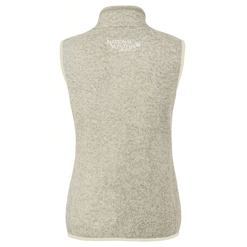 Charles River Womens Pacific Heathered Vest -- Oatmeal Heather