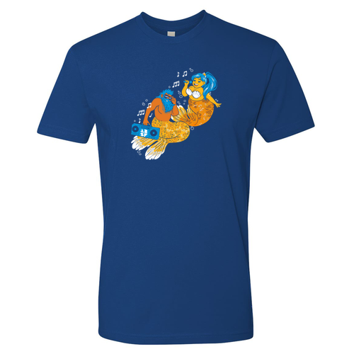 Mens/Unisex Next Level Soft Fitted Short Sleeve Tee -- Royal