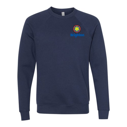 Brighton Logo 2 Full color -- Crewneck Sweatshirt Navy