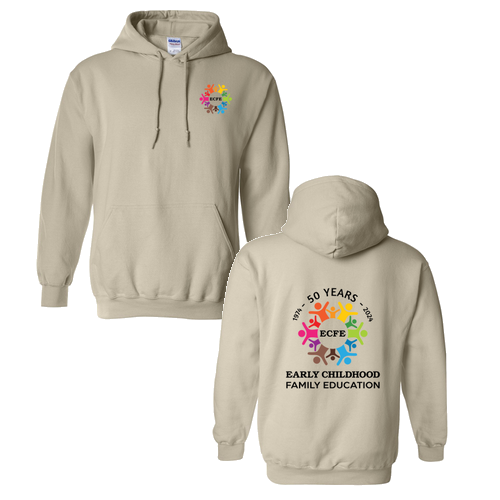 Gildan Heavy Blend Hooded Sweatshirt -- Sand