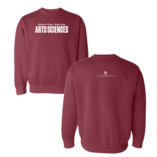 Comfort Colors Crewneck Sweatshirt -- Crimson
