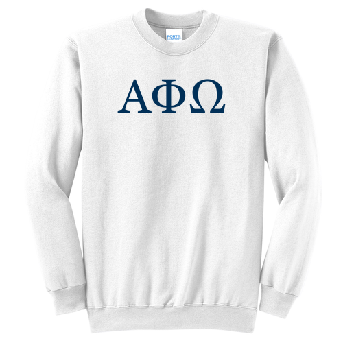 Port and Company Classic Crewneck Sweatshirt -- White