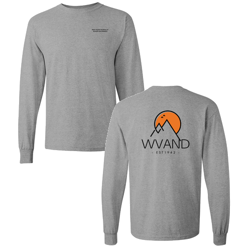 Gildan Heavy Cotton Longsleeve Basic T-Shirt -- Sport Grey