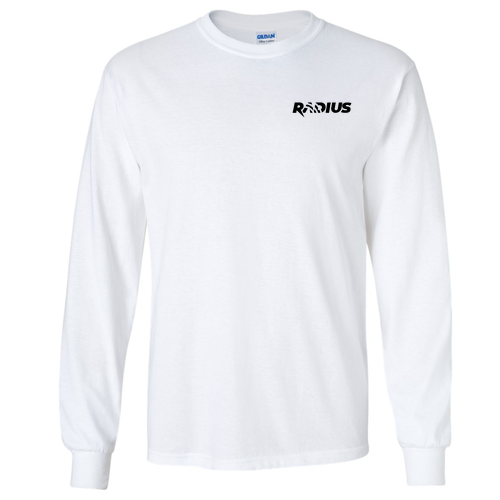 Gildan Ultra Cotton Longsleeve Basic T-Shirt -- White