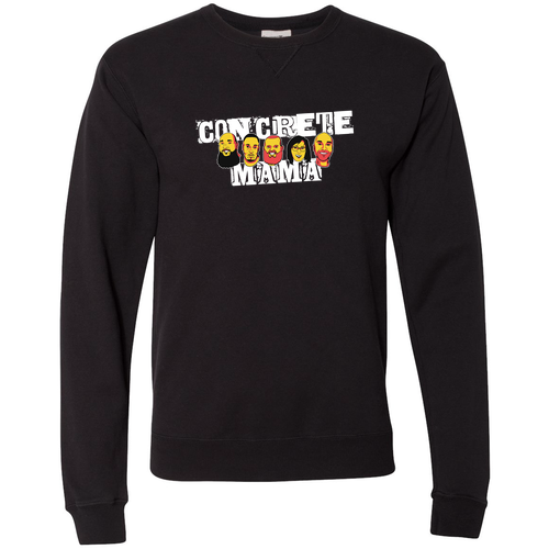 ComfortWash Unisex Crew Sweatshirt -- Black