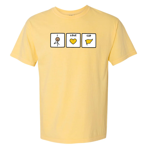 Speech Cards: Comfort Colors Heavyweight Adult T-Shirt -- Butter