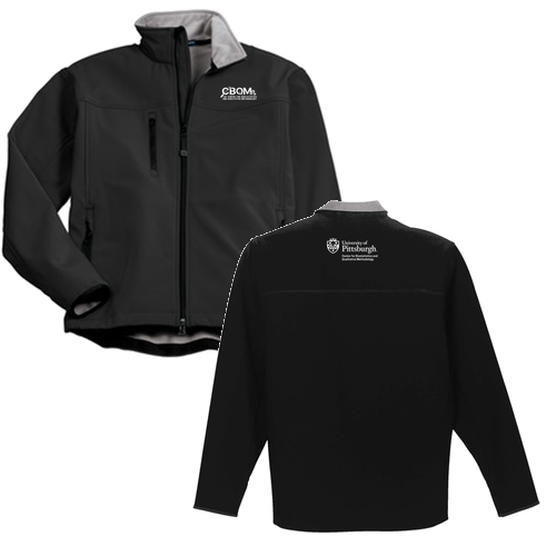 Port Authority Glacier Soft Shell Jacket -- Black / Chrome