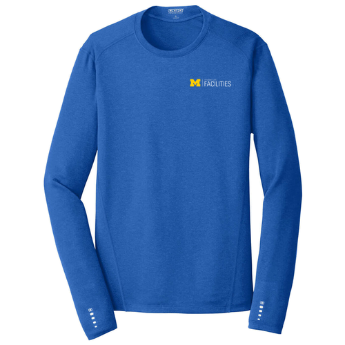 OGIO Endurance Long Sleeve Pulse Crew -- Electric Blue