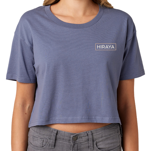 Women's Crop Top -- Blue Haze