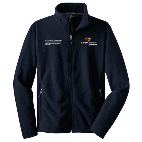 Gender Care Heart Port Authority Value Fleece Jacket -- True Navy